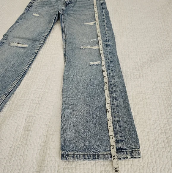 Zara Girls Denim Ripped Jeans - Picture 5 of 14